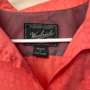 XL Women’s Woolrich Button Down Shirt in Coral